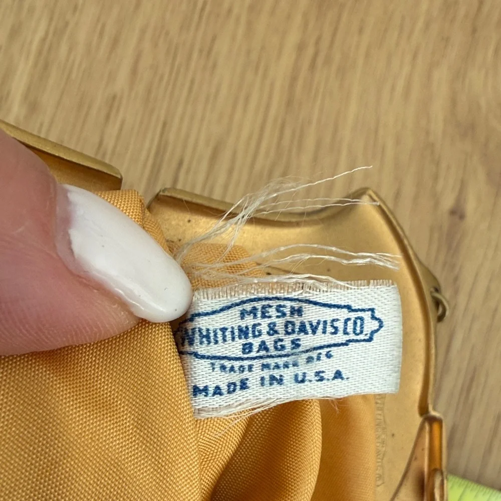 Vintage Whiting & Davis Gold Mesh Wristlet